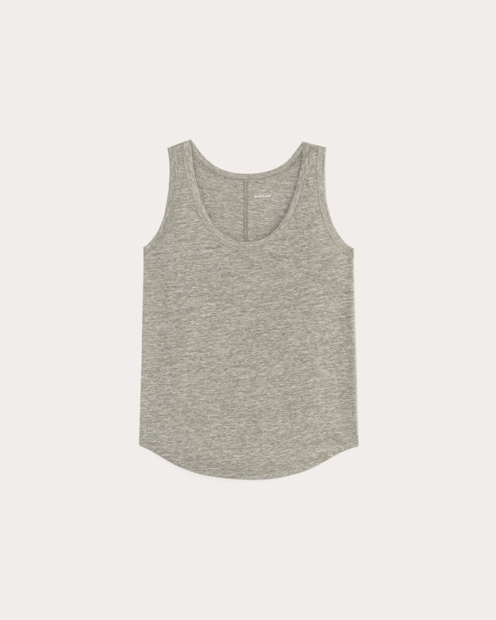 The Perform Tank in Heathered Grey / Olive — alternate view