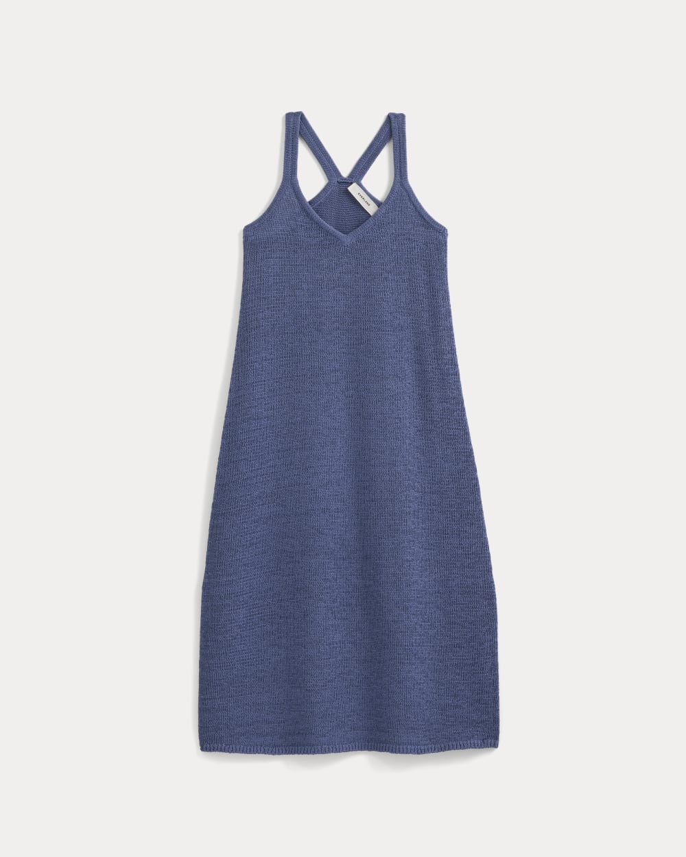 Sweater Racerback Midi Dress in Blue Dusk — alternate view