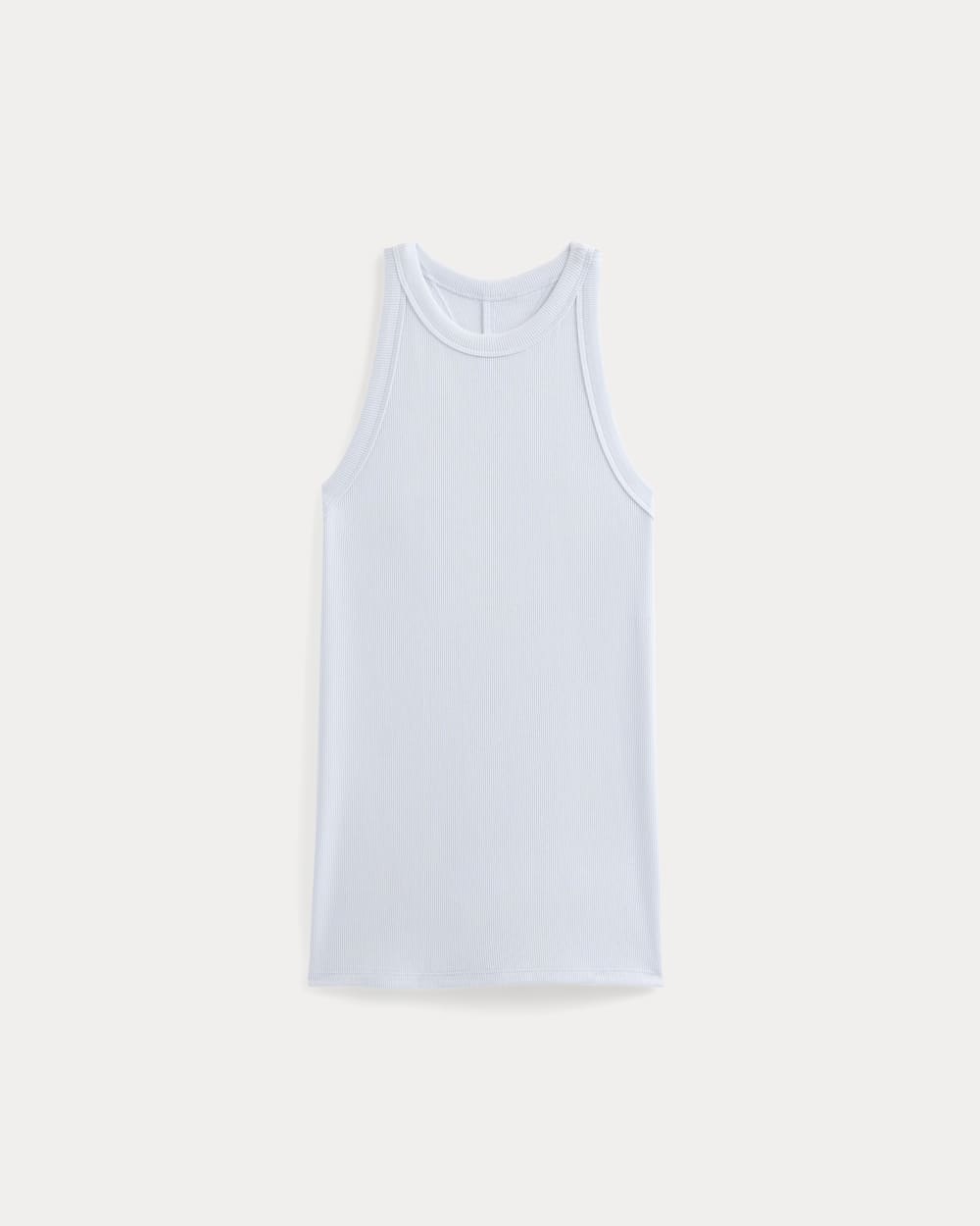Luxe Rib Racerback Tank in Skywriting — alternate view