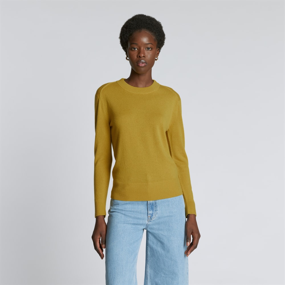 The Cashmere Crew in Golden Palm — front view