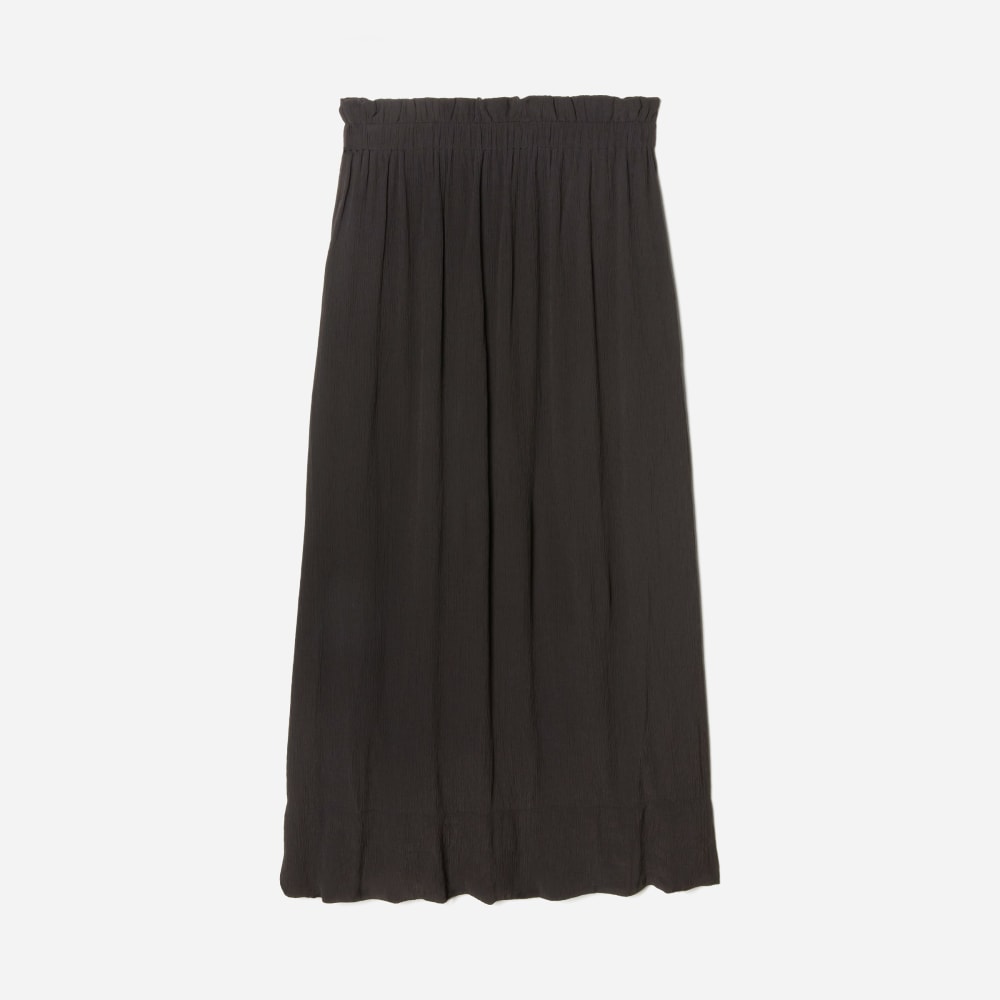 The Naia™ Ripple Skirt in Black — front view