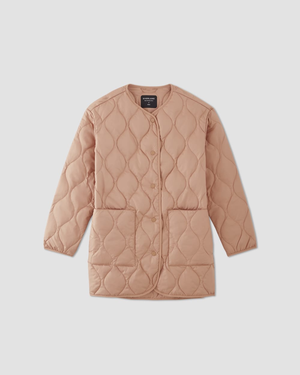 The Quilted Liner in Blush Pink — alternate view