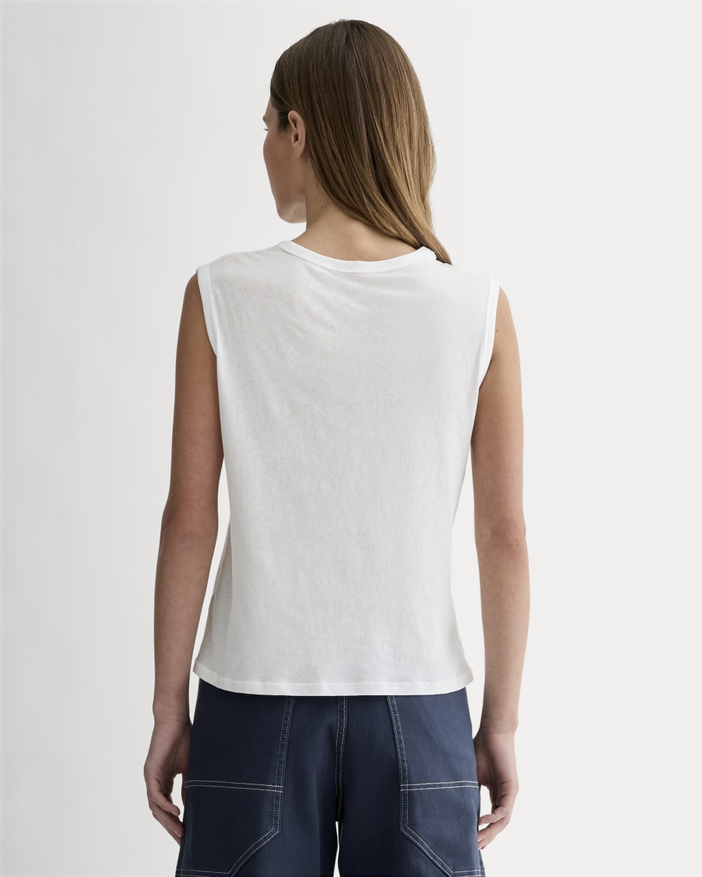 The Air Muscle Tank in White — detail view