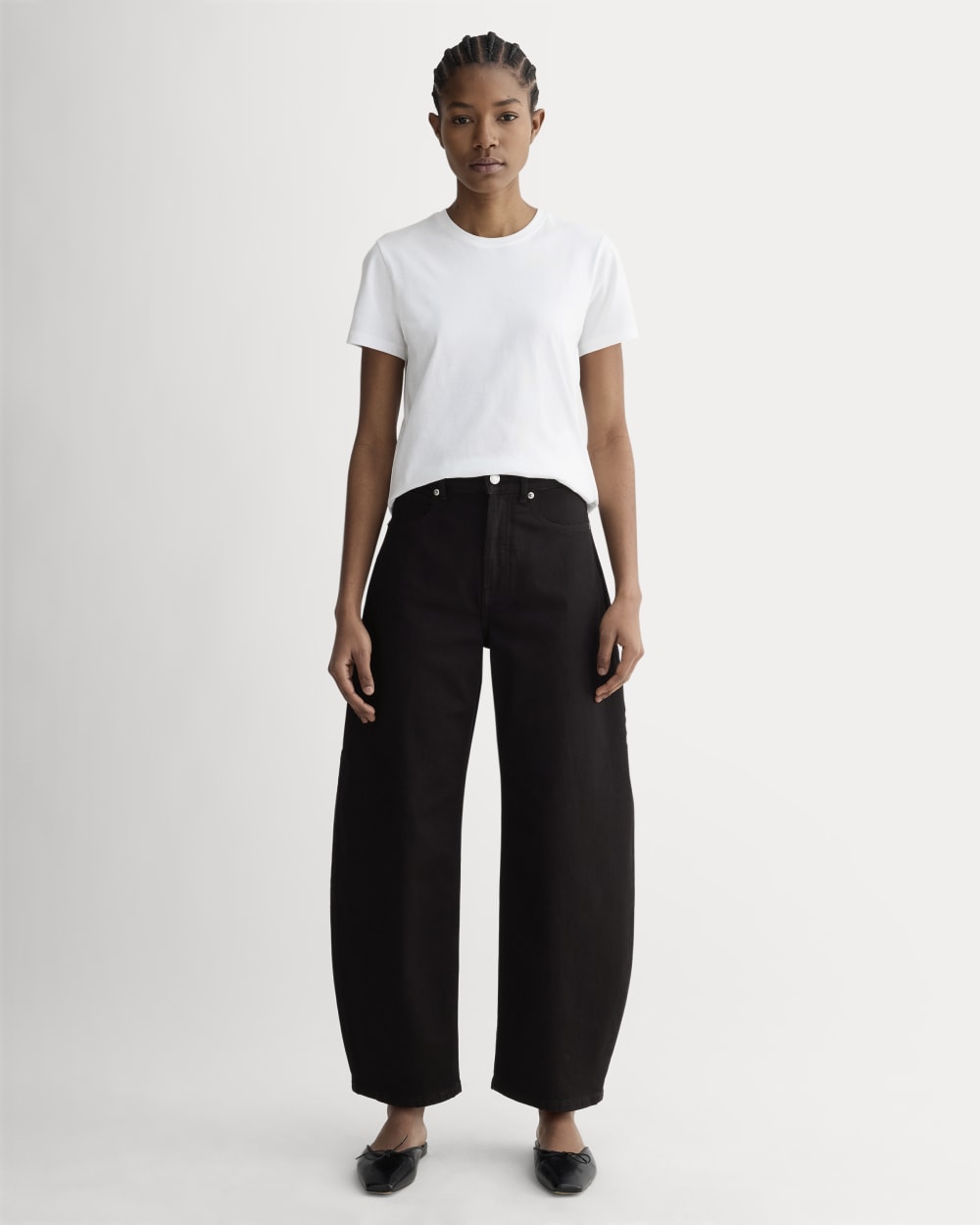 The Way-High® Curve Jean in Black — front view