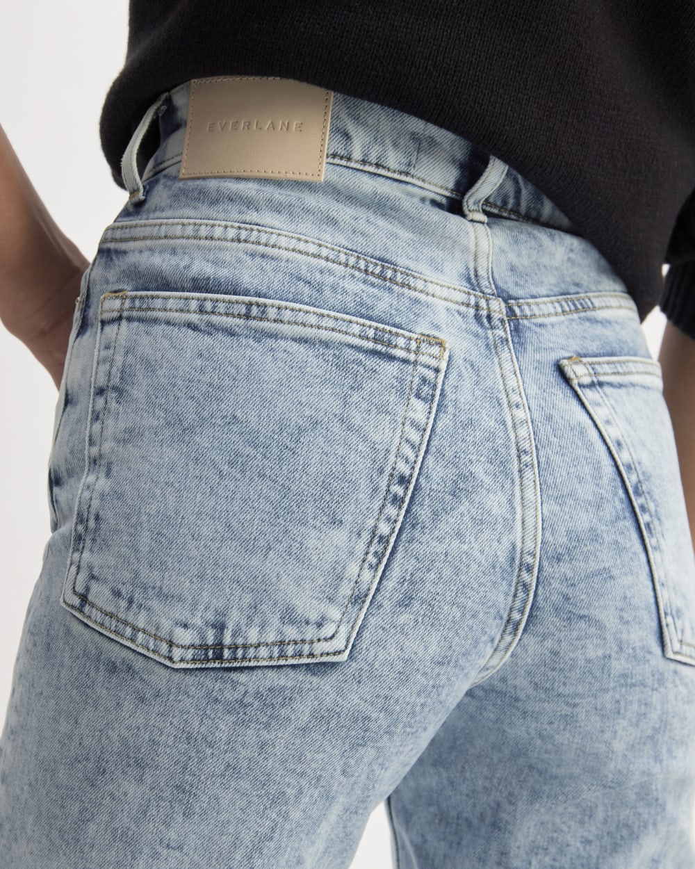 The Way-High® Jean in Folsom Snow — detail view