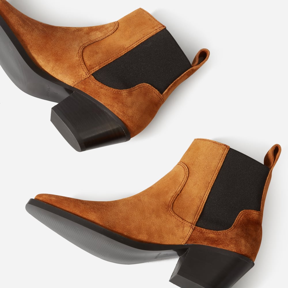 The Western Boot in Russet — detail view