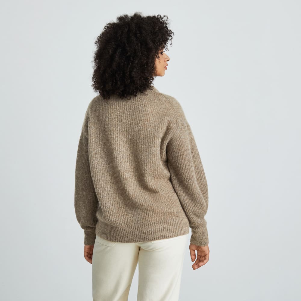 The Cocoon Crew in Alpaca in Clay — detail view