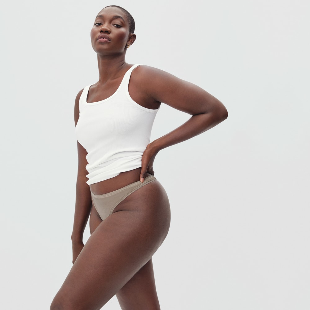 The Cotton Thong in Burnt Sugar — alternate view