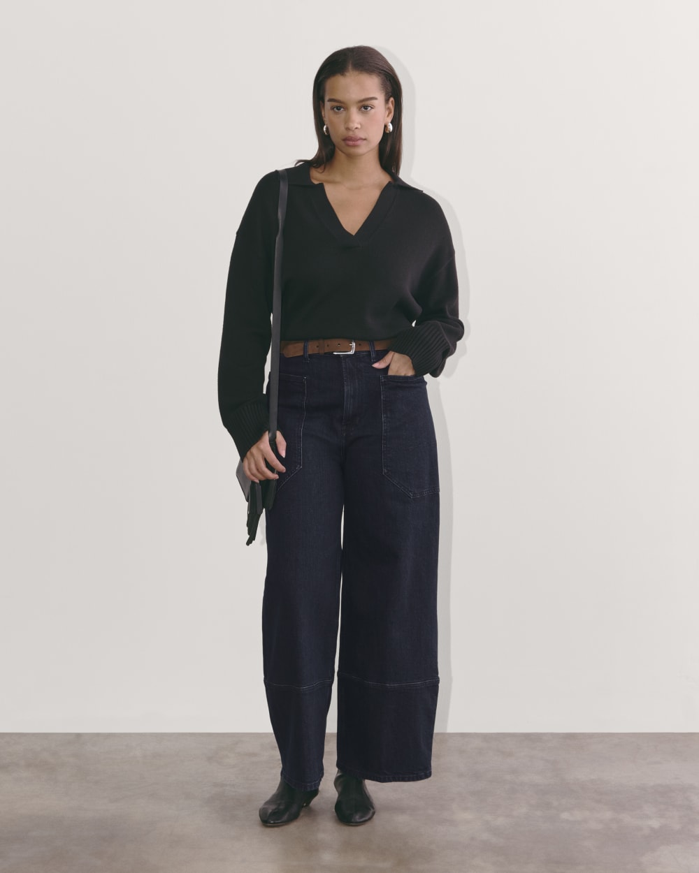 The Way-High® Gardener Jean in Deep Rinse — front view