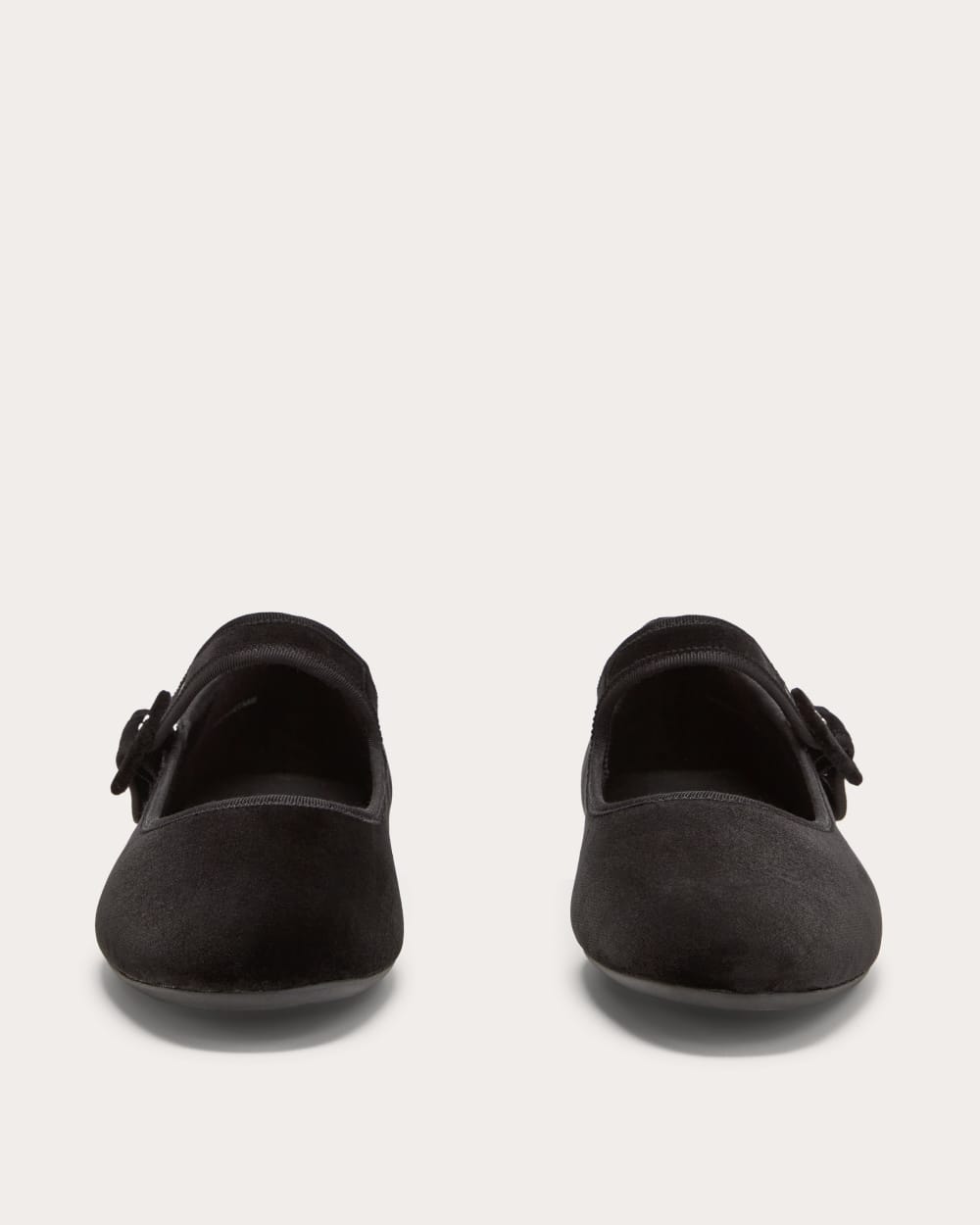 The Day Buckle Mary Jane in Black Velvet — detail view