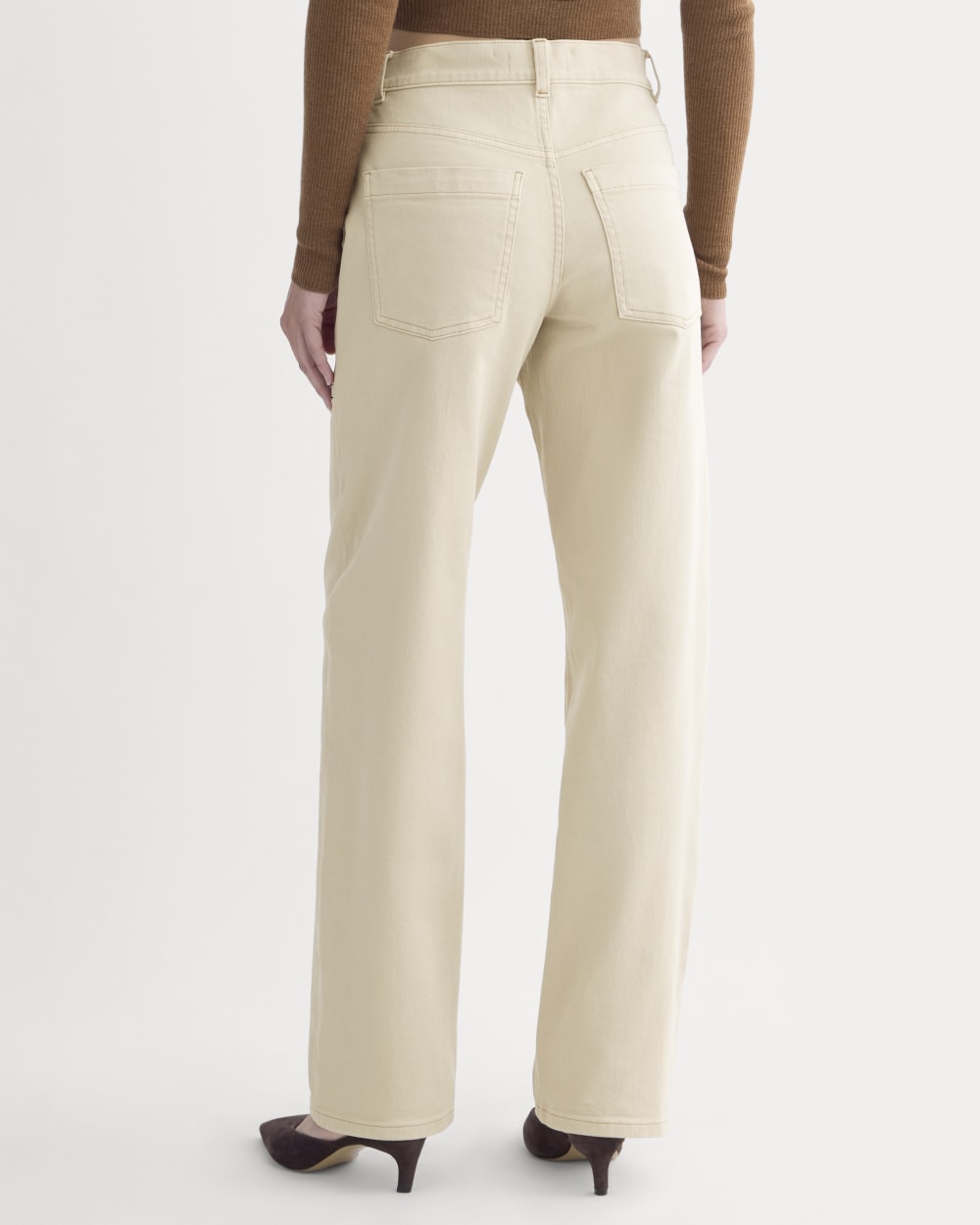 Utility Column Pant in Peyote — detail view