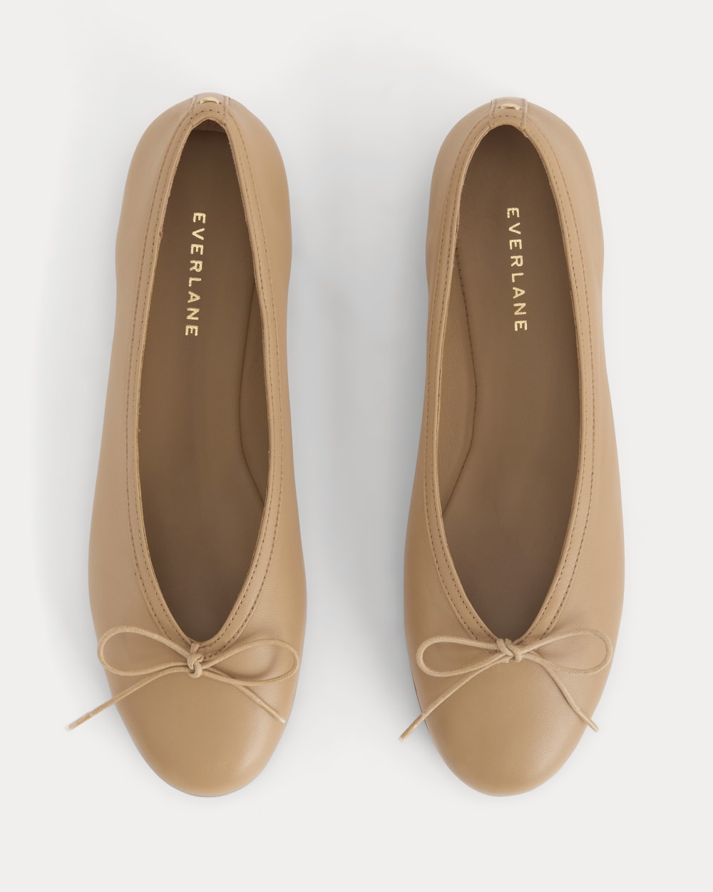Made in Italy Ballet Flat in Affogato — detail view