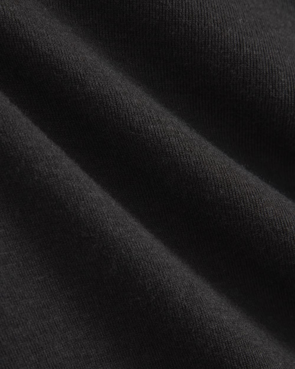Tissue Boatneck Top in Black — detail view
