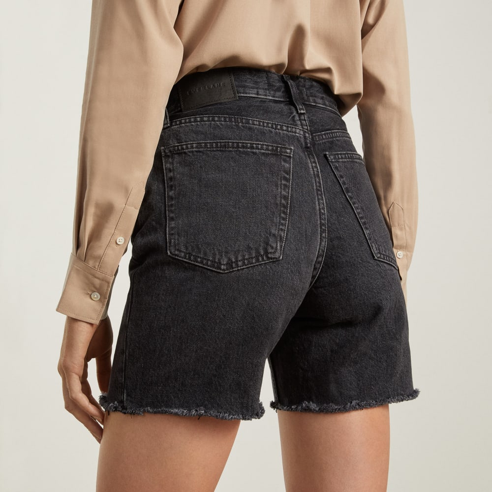 The Way-High® Jean Short in Hartford Cloud — front view