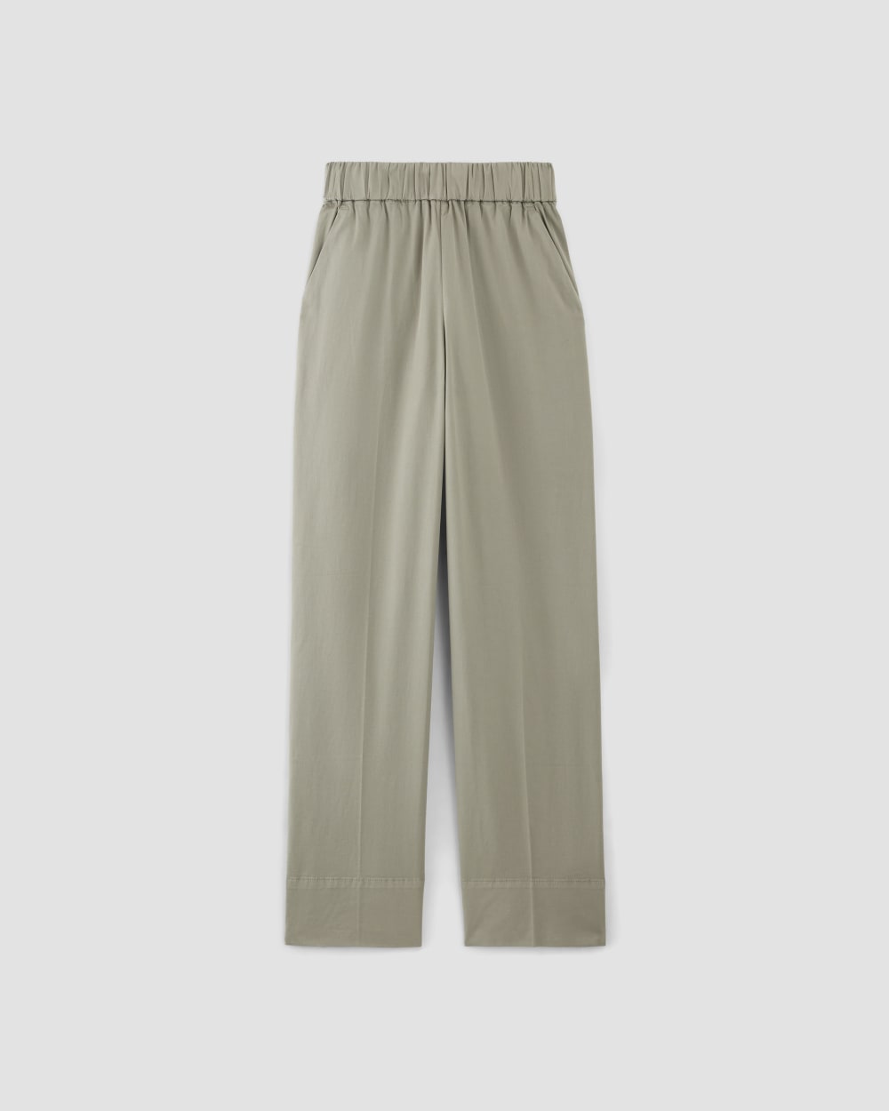 The Easy Pant in Sage Green — alternate view