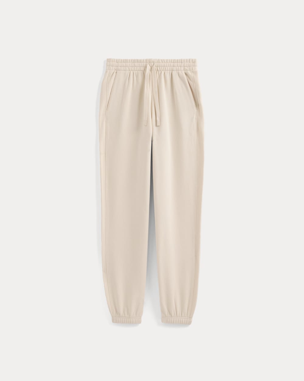 Lightweight Terry Jogger in Parchment — alternate view
