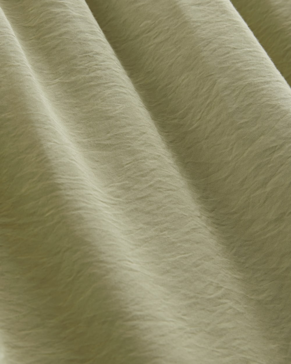 The Midi Dress in SoftLuxe in Eucalyptus — detail view