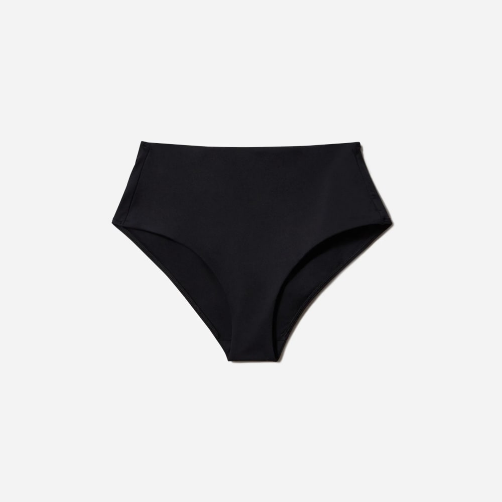 The High-Rise Hipster Bottom in Black — front view