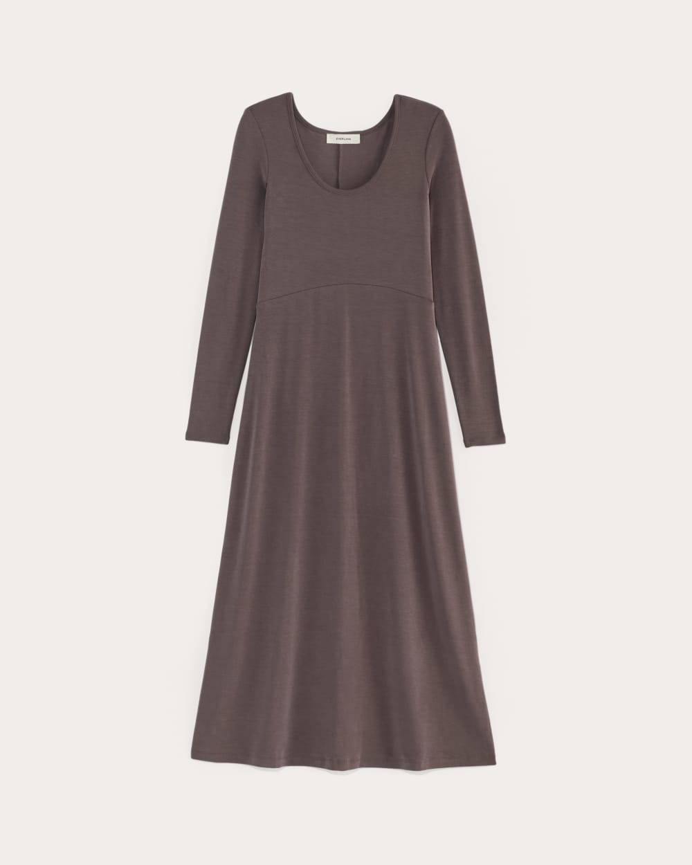 The Maddie Dress in Butterknit in Espresso — alternate view