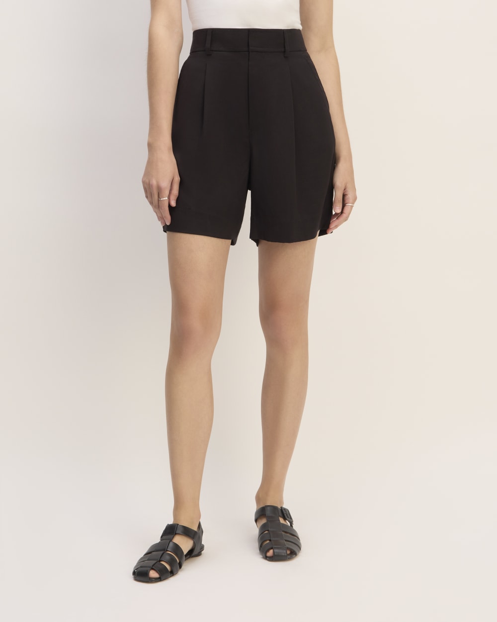 The Way-High® Drape Short in Black — detail view