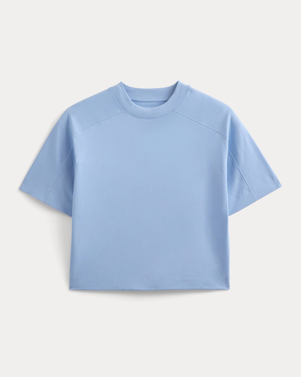 Oversized Seamed Tee in Open Air Blue — alternate view