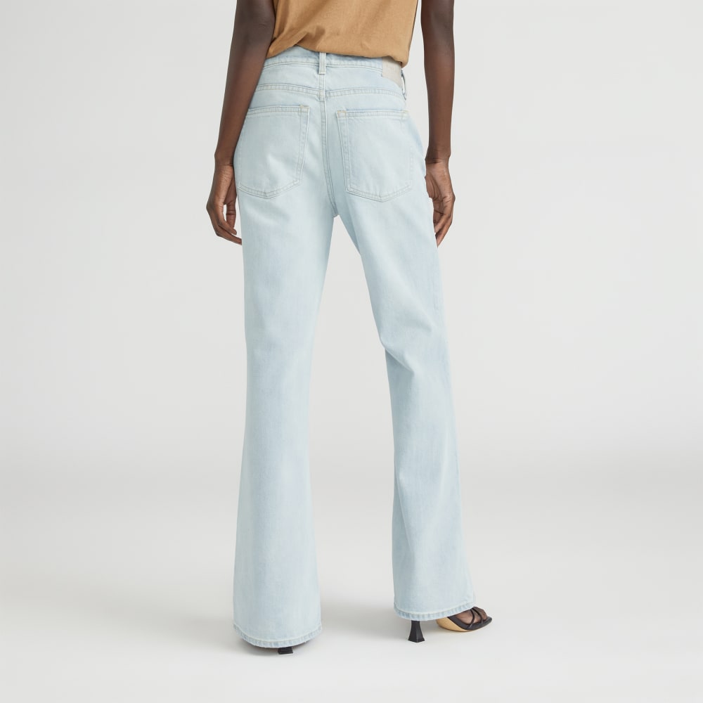 The High-Rise Flare Jean in Fog — detail view