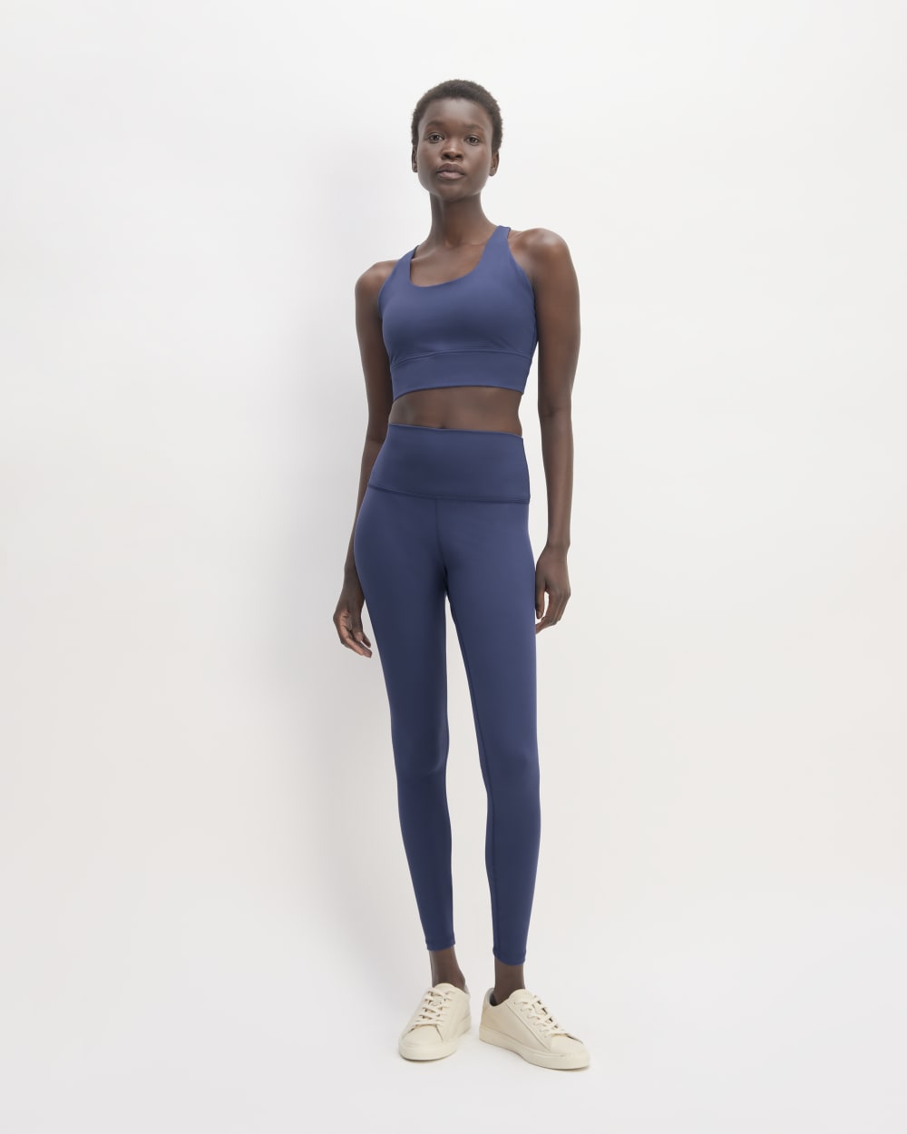 The Perform 24/7 Legging in Ocean Blue — front view