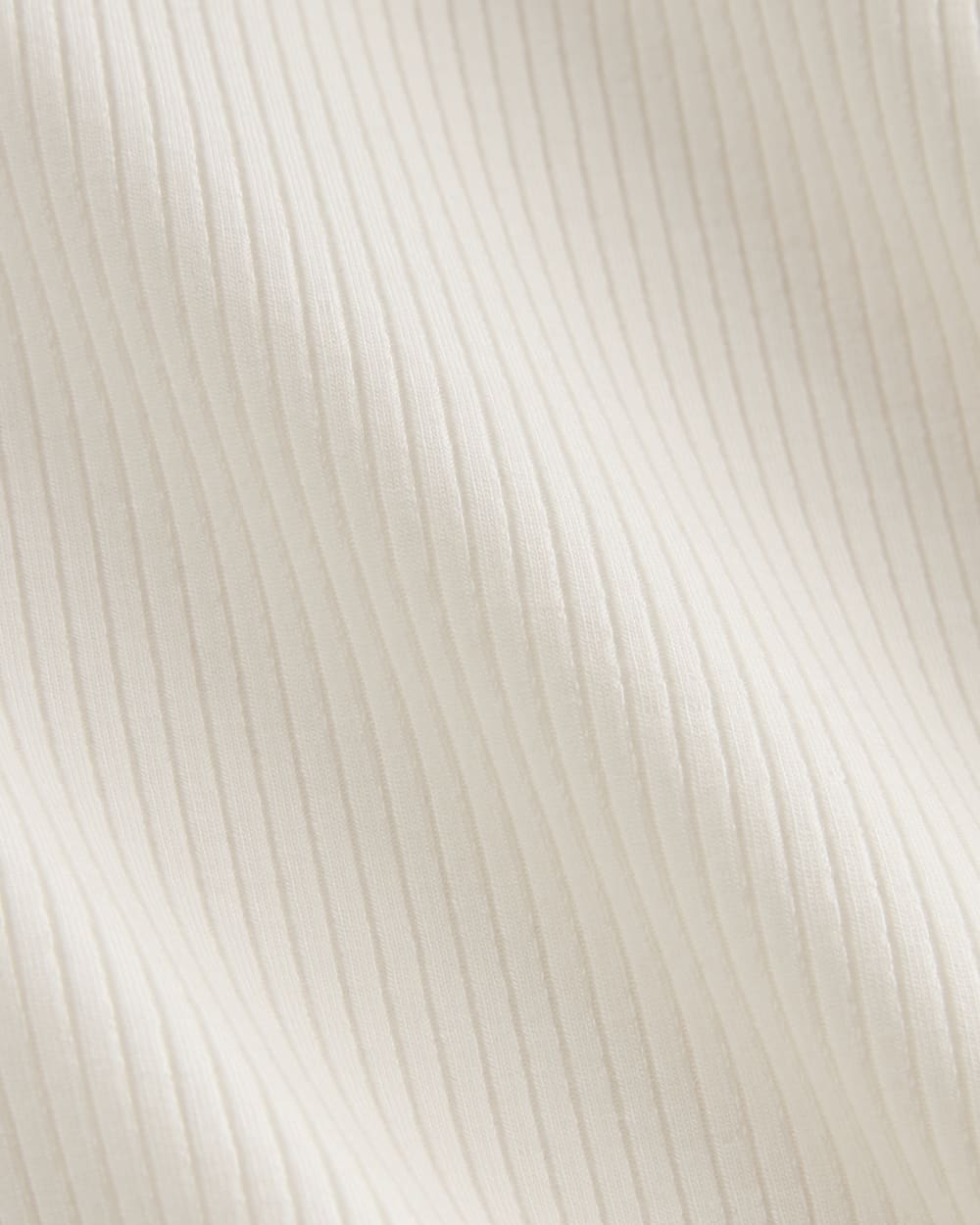 The Shimmy Cutaway Tank in Bone — detail view