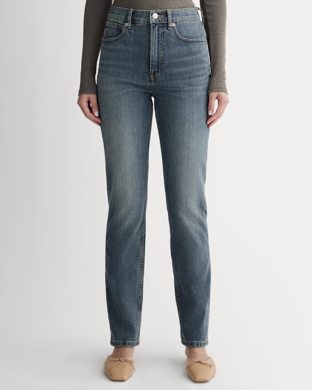 The Way-High® Slim Jean in Indigo Blue — detail view