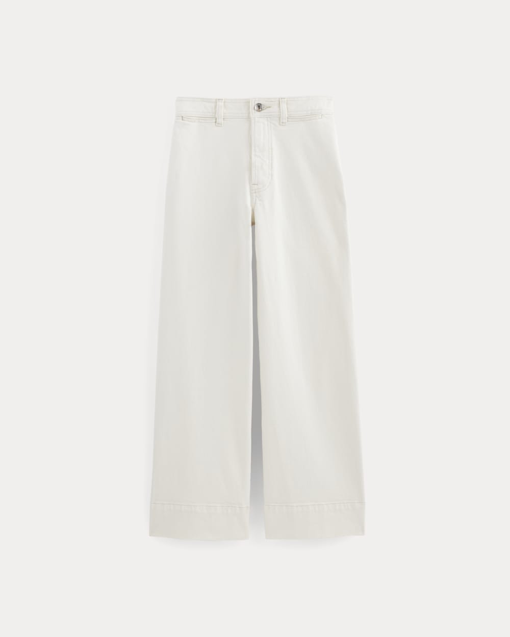 The Mariner Cropped Jean in Calico Ecru — alternate view