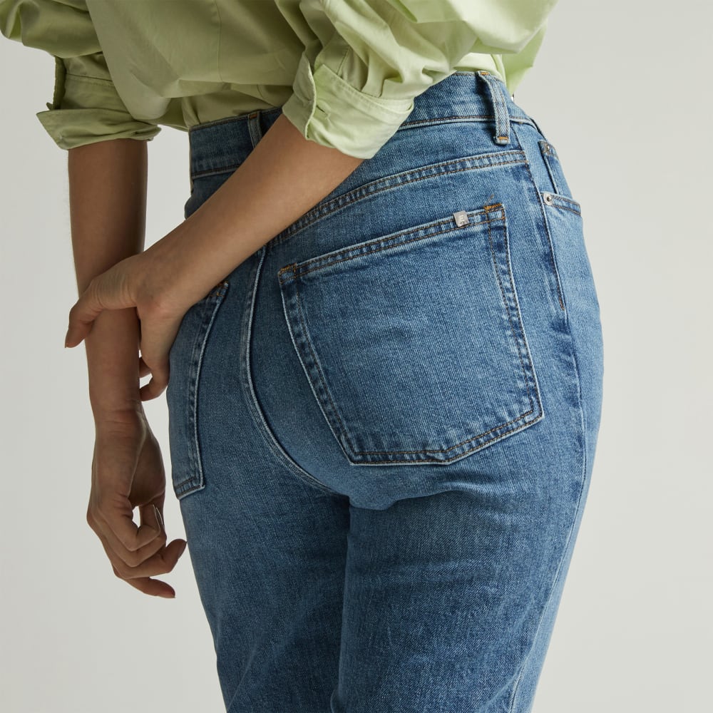 The Way-High® Slim Jean in Sail Blue — detail view