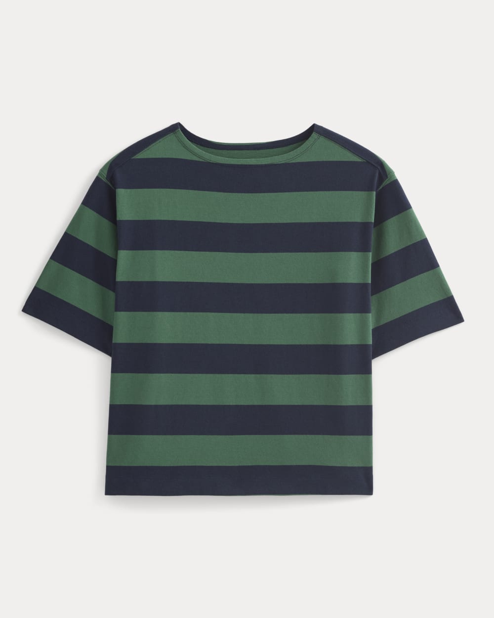 Mariner Tee in Navy/Hunter Green — alternate view