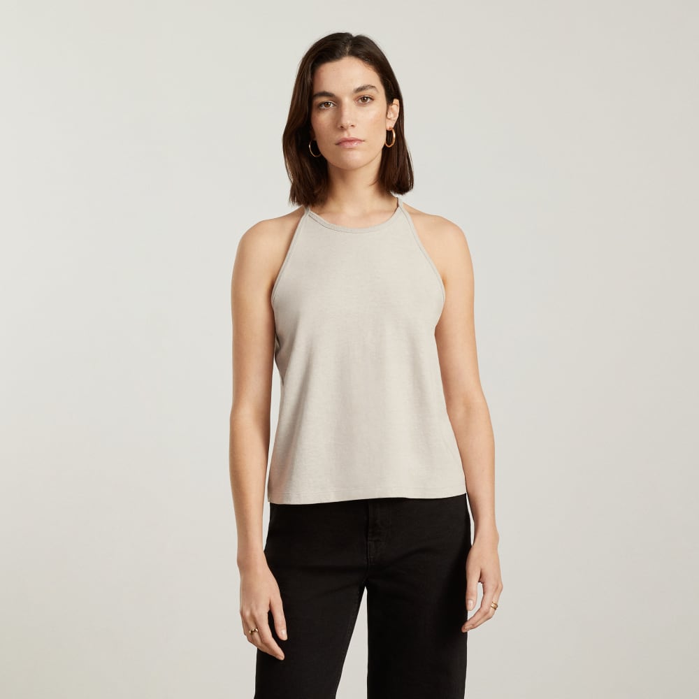The Hemp Cutaway Tank in Moonlit Cloud — alternate view