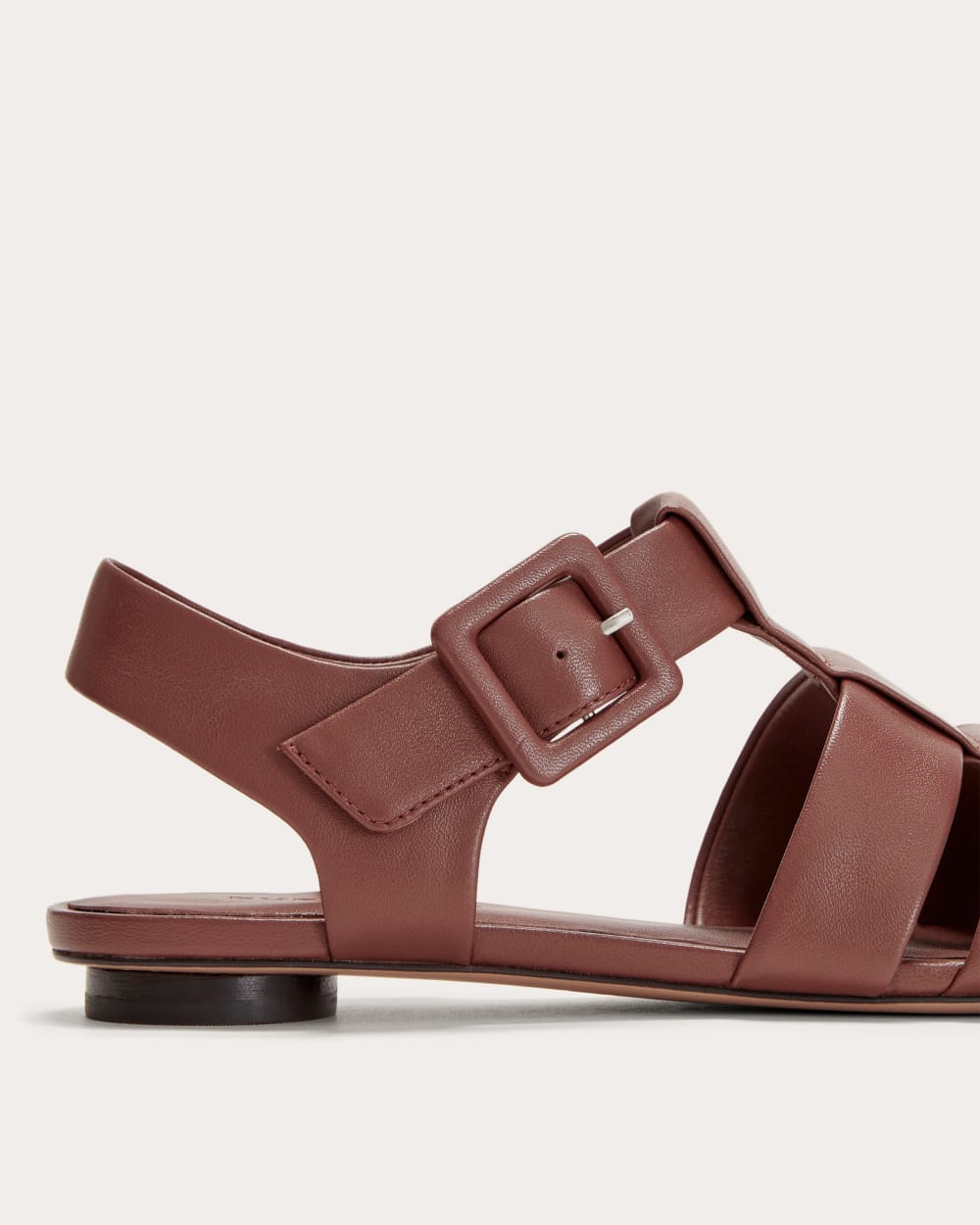 The Day Fisherman Sandal in Rum — detail view