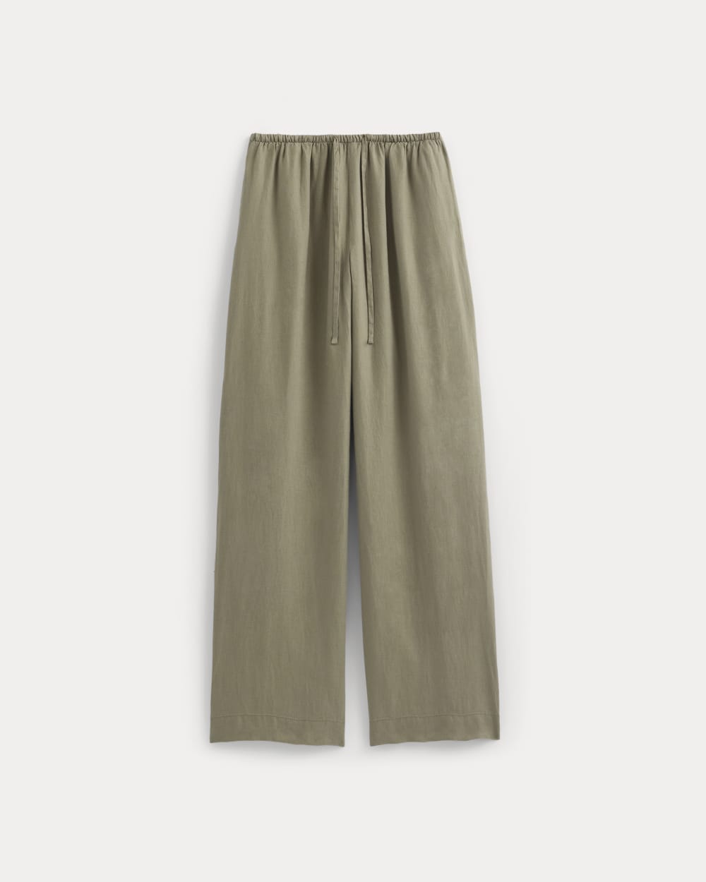 The Drawstring Pant in Linen in Overland — alternate view