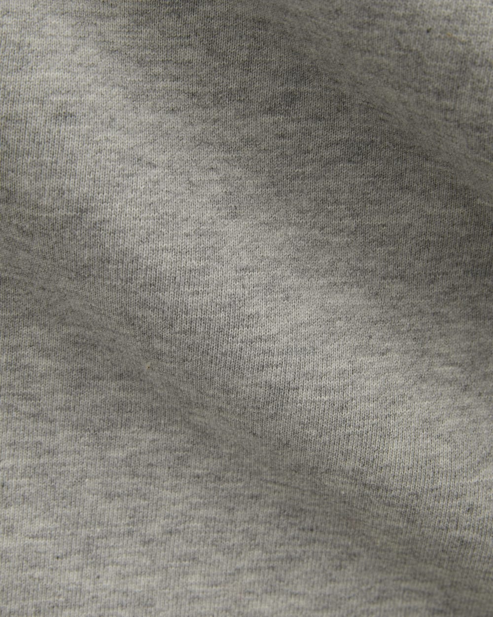 Luxe Fleece Barrel Sweatpant in Heathered Grey — detail view