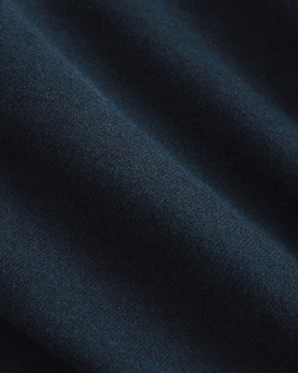Flannel Shirt in Navy — detail view