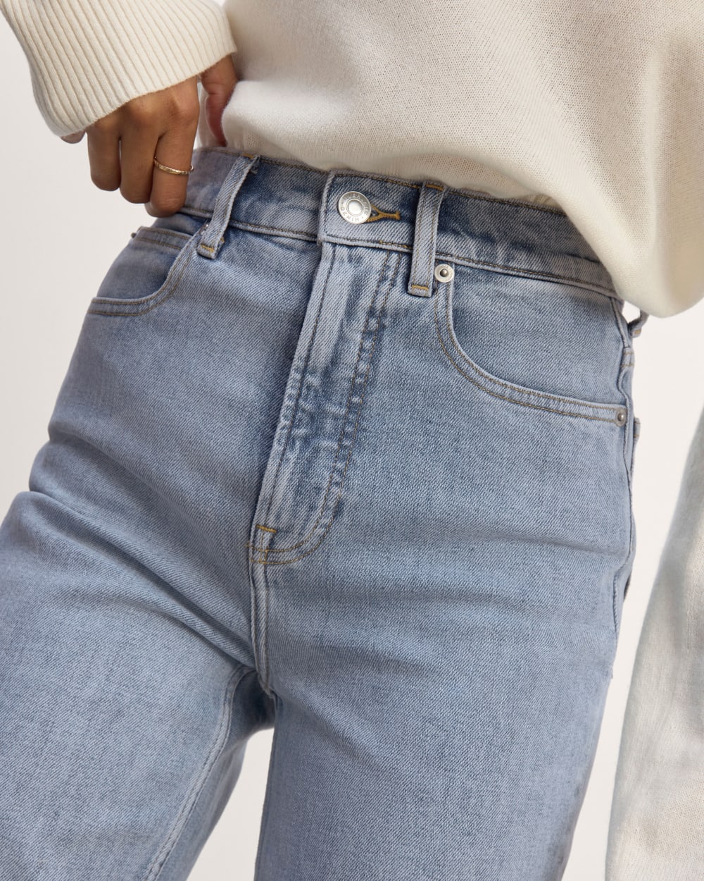The Way-High® Jean in Salt Water — detail view