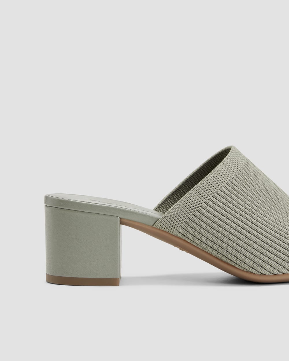The Glove Mule in ReKnit in Seagrass — detail view