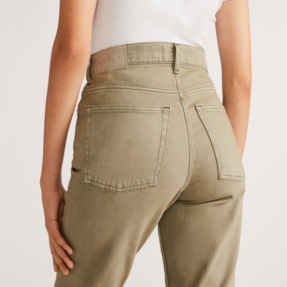 The Way-High® Slim Jean in Moss — detail view
