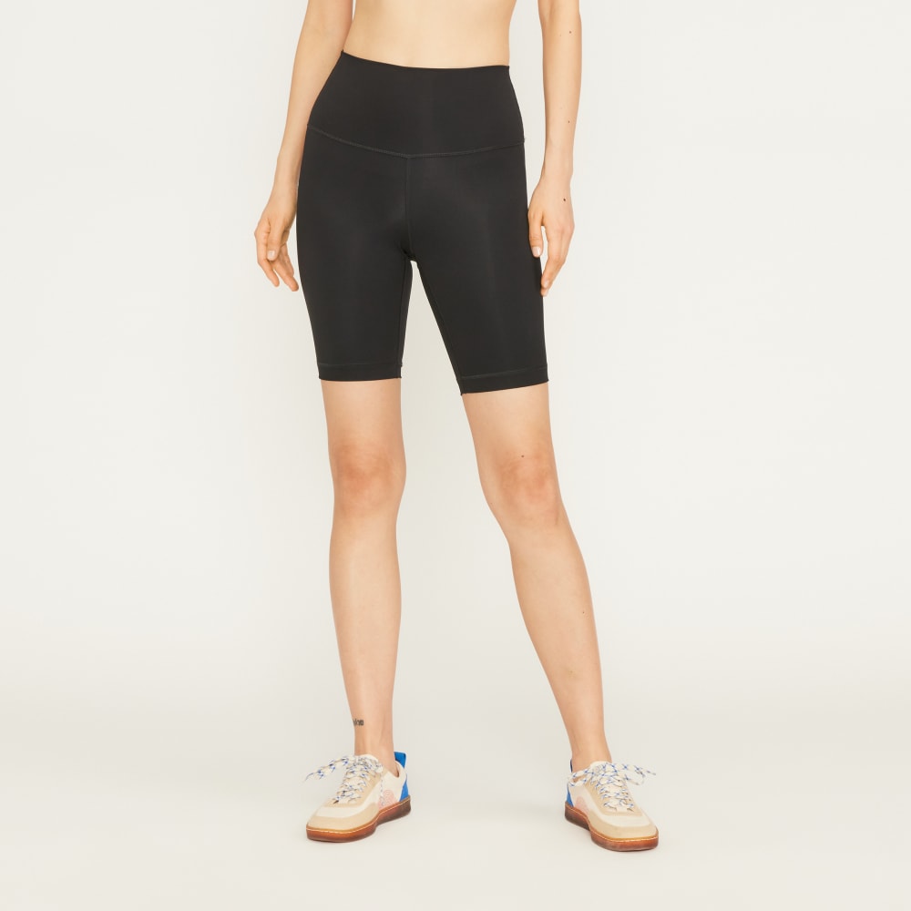 The Perform Bike Short in Black — front view