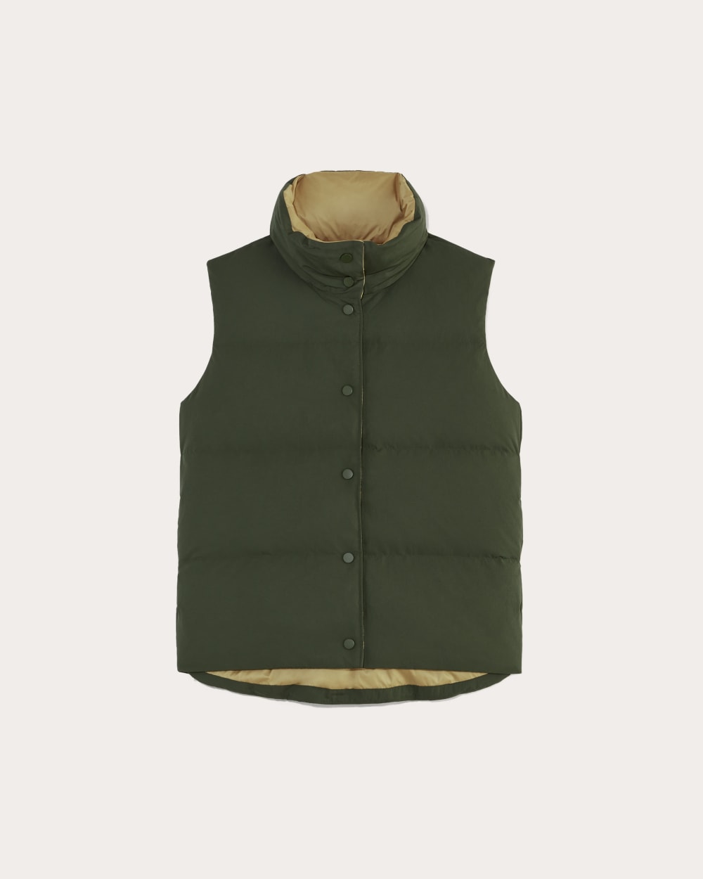 The Puffer Vest in Dark Forest — alternate view