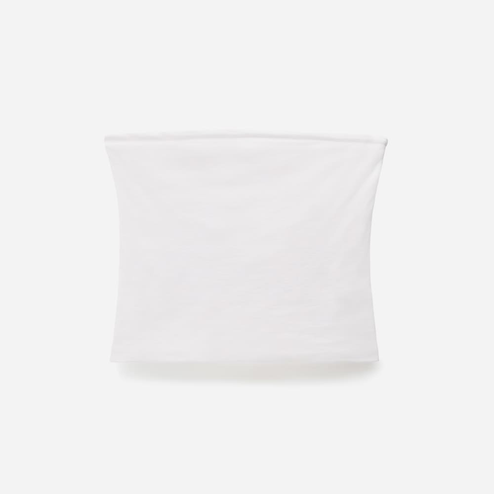 The Tube Top in White — front view