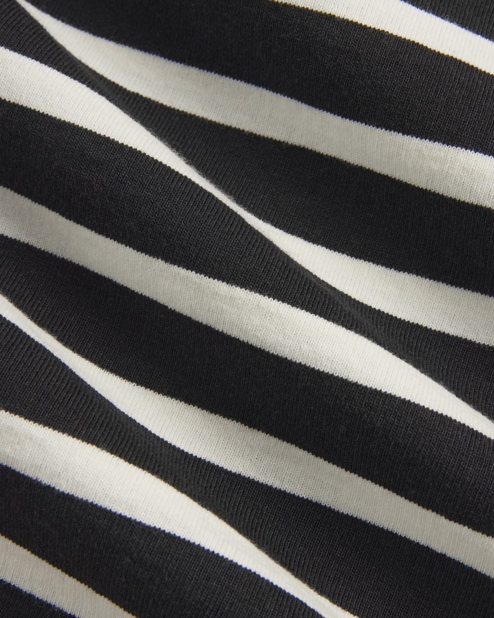 The Mariner Tee in Black / Bone — detail view
