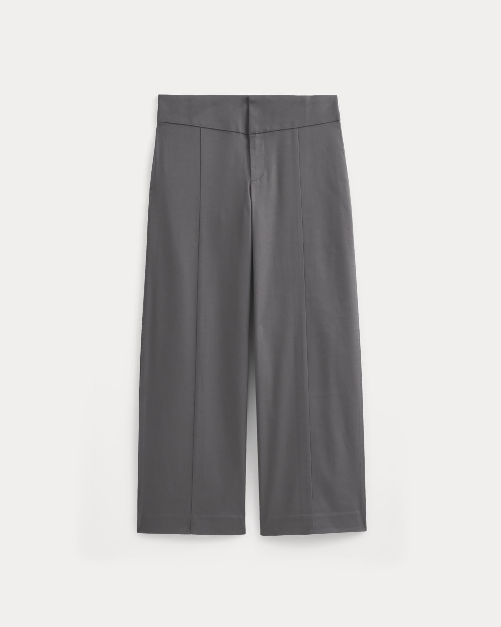 Tailored Drape Seam Pant in Charcoal Grey — alternate view