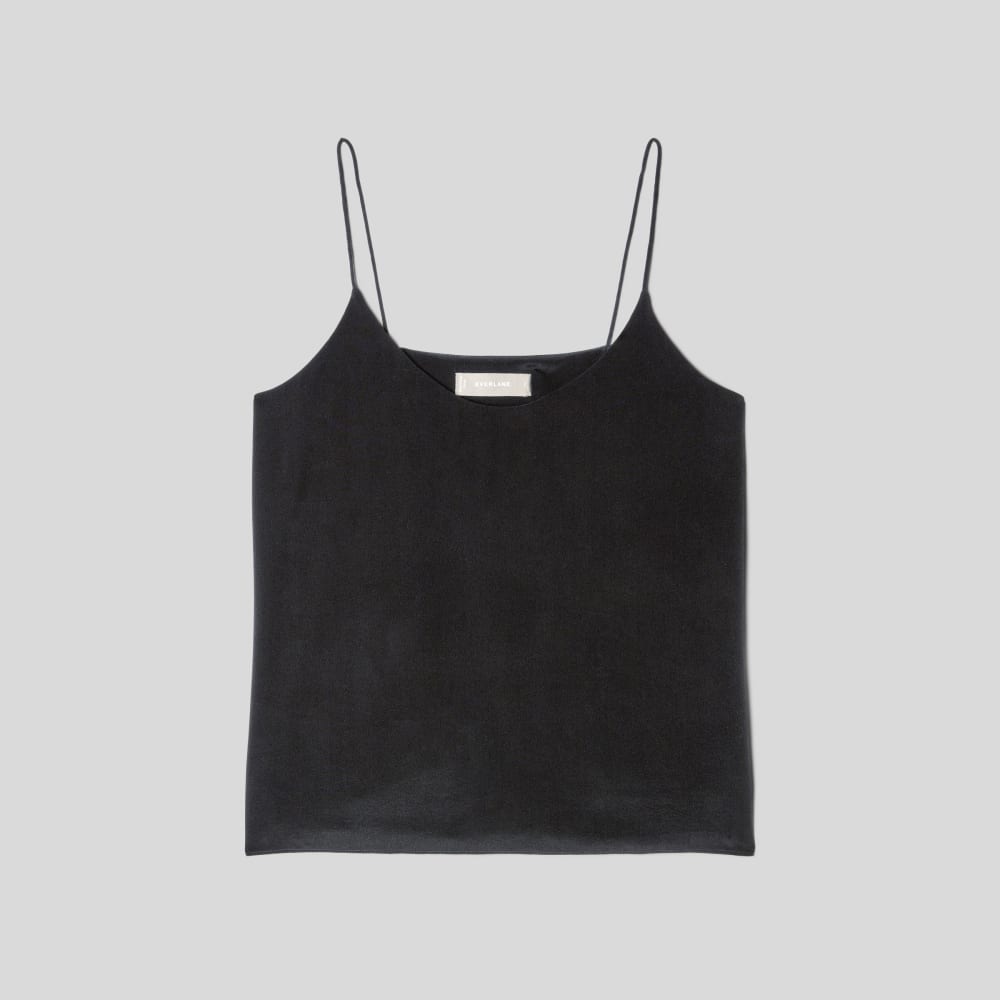 The Washable Clean Silk Cami in Black — alternate view