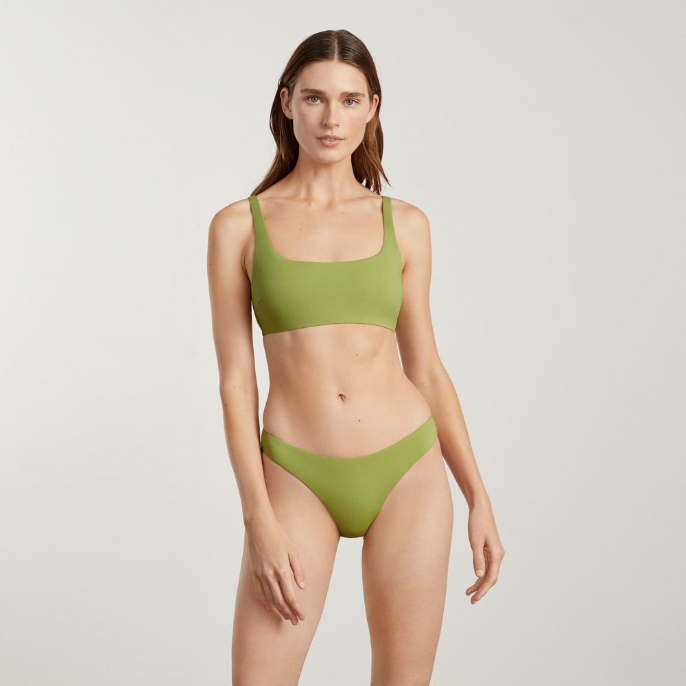 The Thigh-High Bikini Bottom in Pepper — detail view