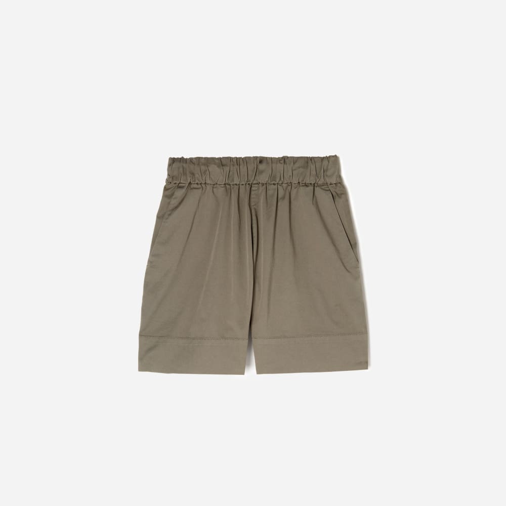 The Easy Short in Pewter Green — front view