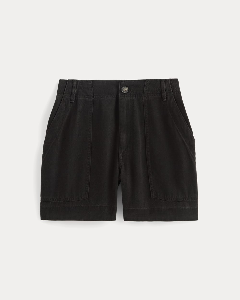 The Utility Short in Buttersoft in Black — alternate view