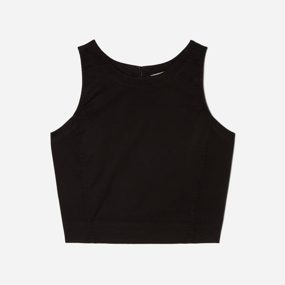 The Easy Shell Top in Black — alternate view